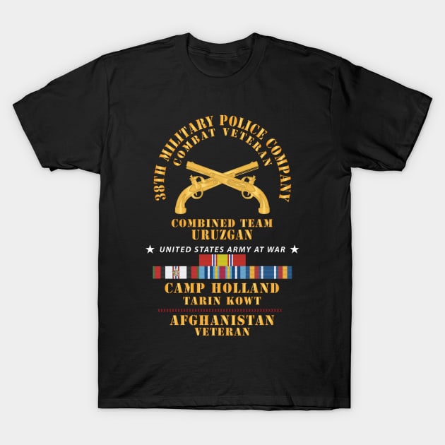 38th Military Police Company - Camp Holland Afghanistan Vet w AFGHAN SVC X 300 T-Shirt by twix123844